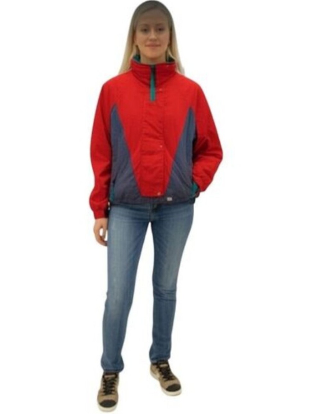 Vintage Woolrich Jacket Women’s XXL Purple Green Turquoise Pink Windbreaker